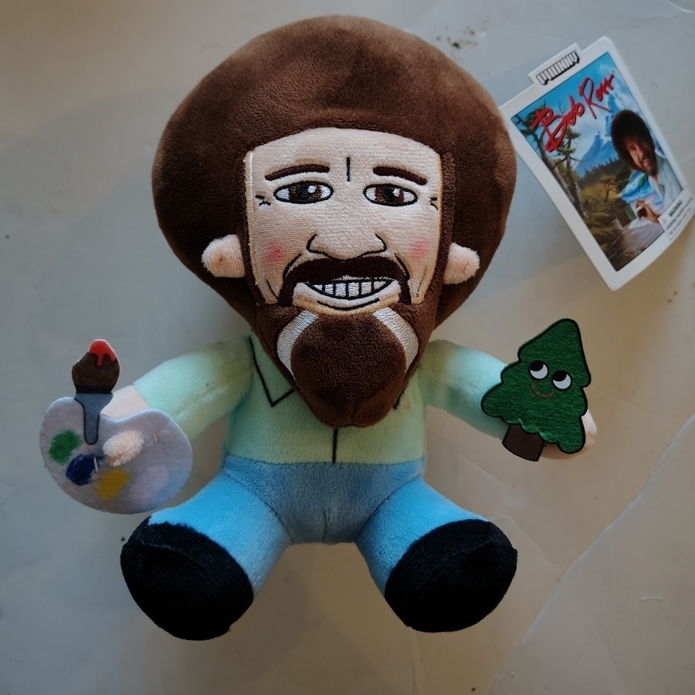 Bob Ross Kidrobot Plush Doll, The Joy of Painting